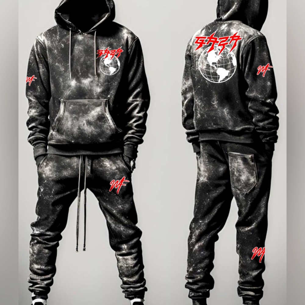 Mast3r Fashion grey GAZA sweatsuit